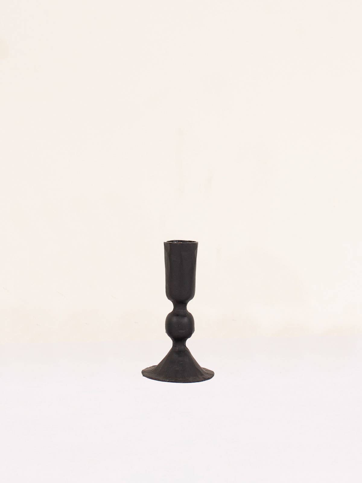 Medium Black Austen Candle Holder