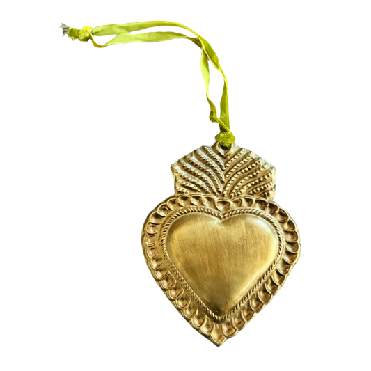 Sacred Heart Milagros Hanging Ornament