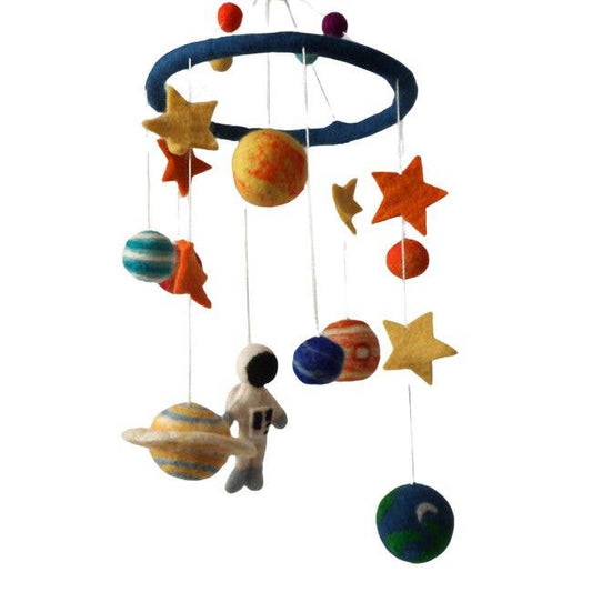 Handmade Planets Space Mobile