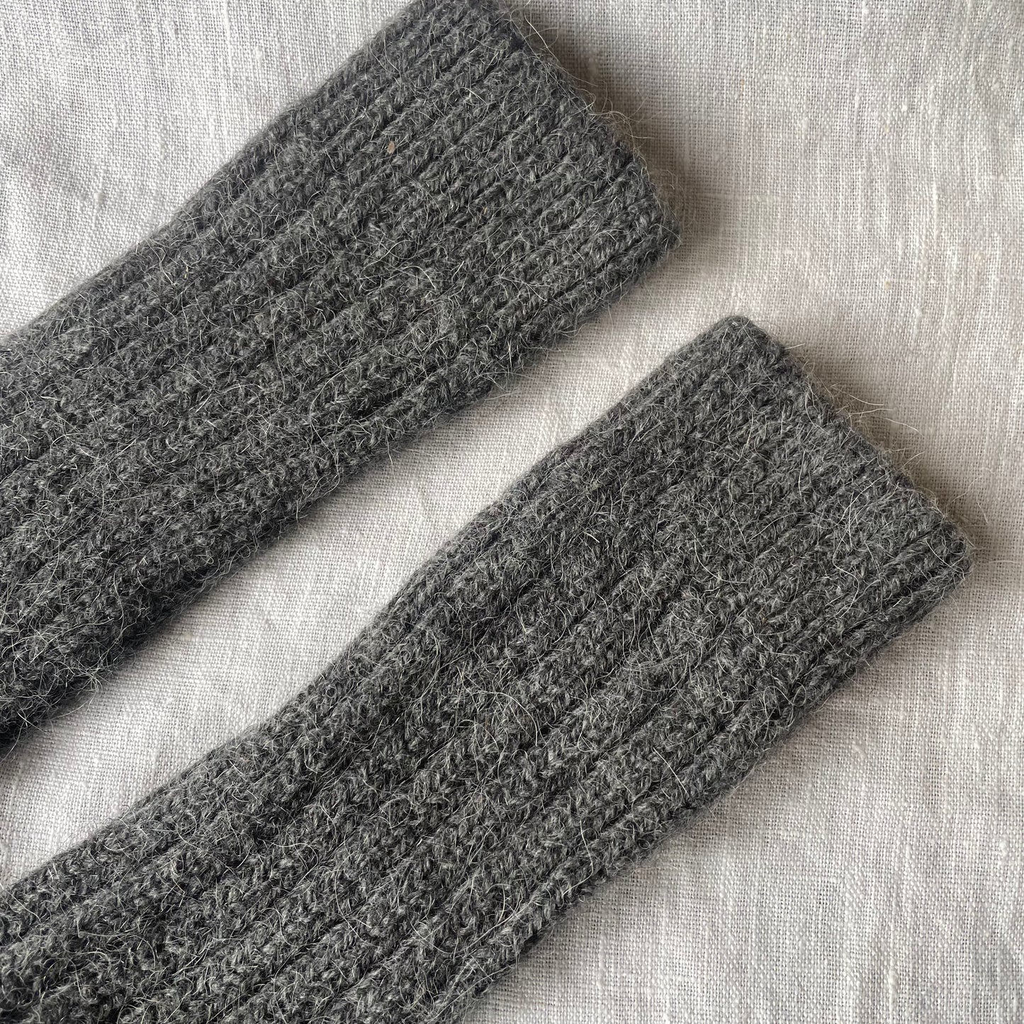 Natural Wool Leg Warmers - 65% wool / 35% alpaca