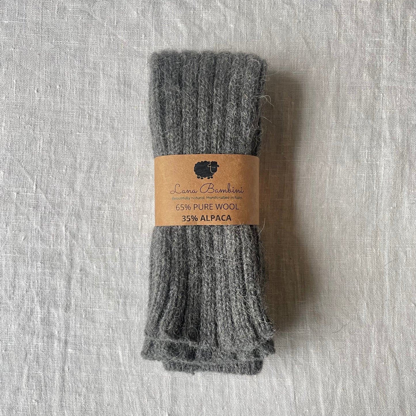 Natural Wool Leg Warmers - 65% wool / 35% alpaca