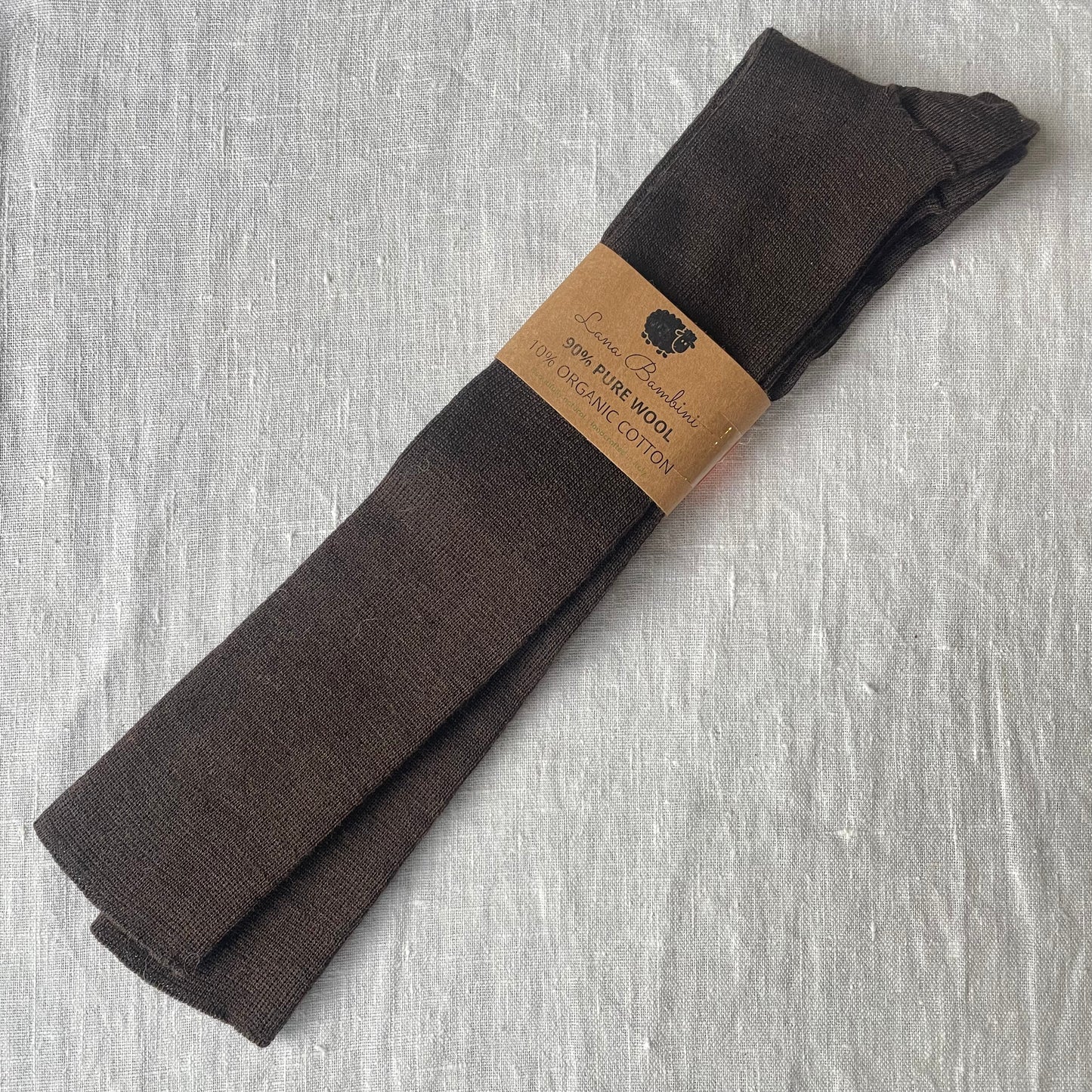 Knee High Light-Knit Socks - 90% Wool, 10% Cotton