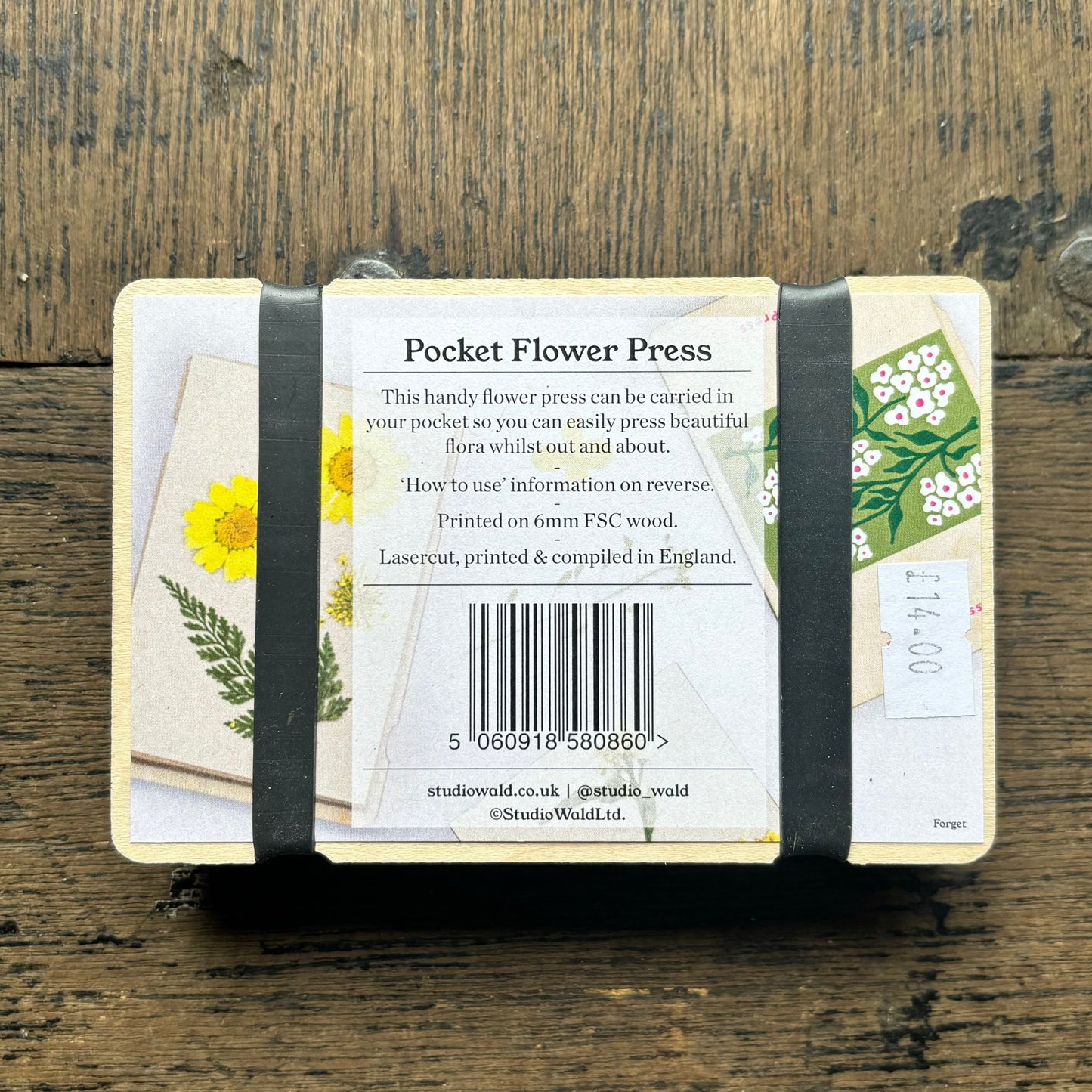 Pocket Flower Press By Studio Wald