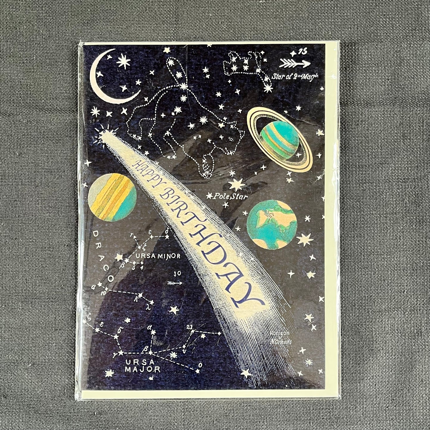 Galaxy Art Birthday Card