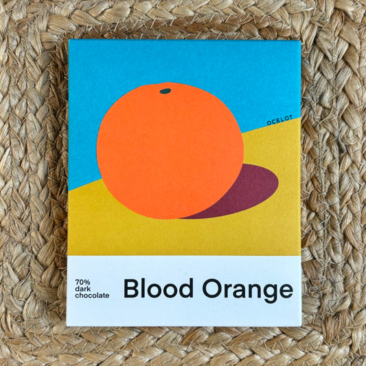 Ocelot Chocolate - Blood Orange - organic dark chocolate