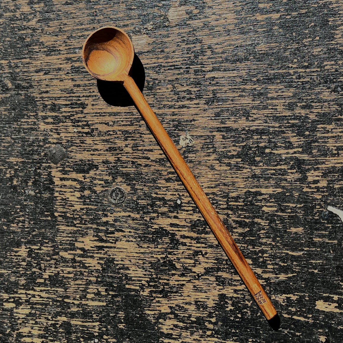 Teak Root Dosage Wooden Spoon