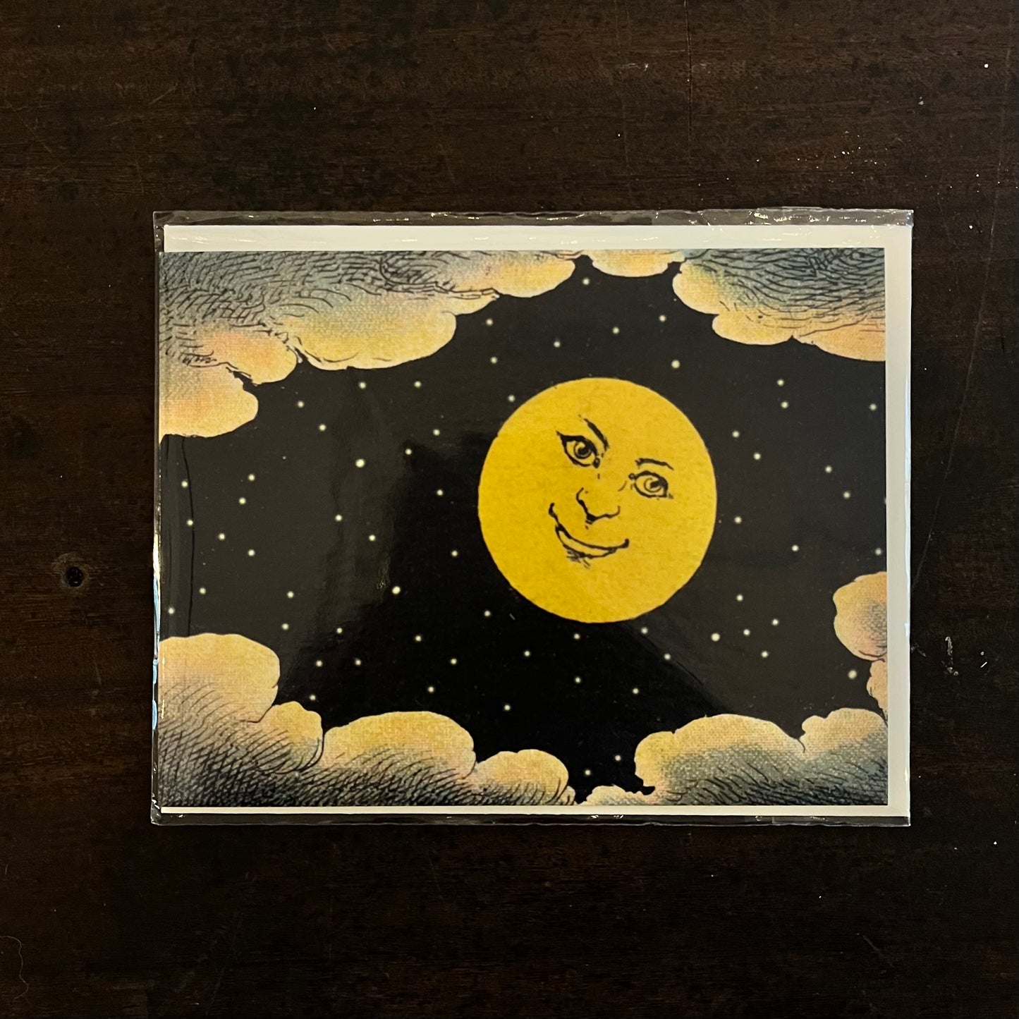 Mr Moon Little Greetings Card