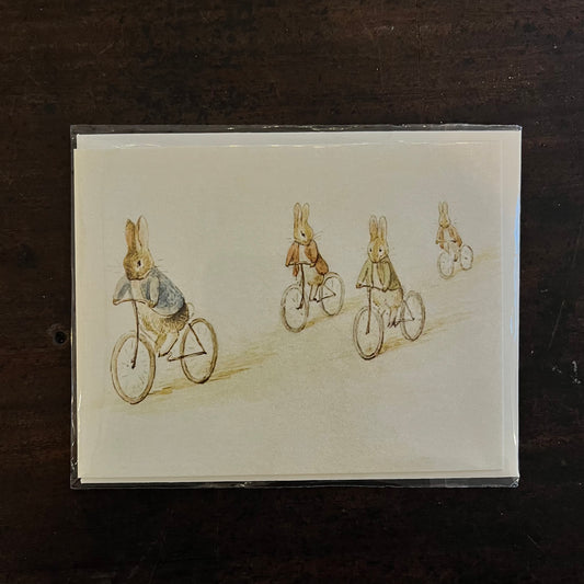 Four Bunnies Little Greetings Card