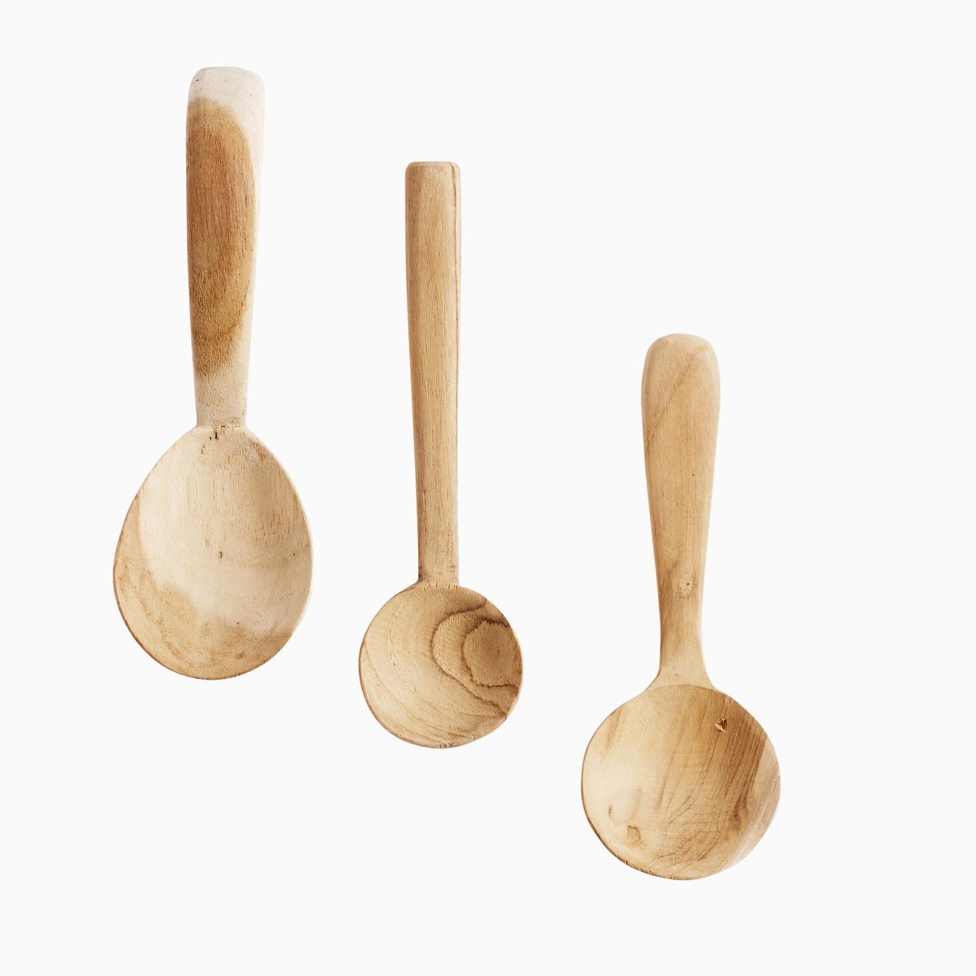 set of wooden spoons