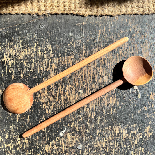 Olive Wood Flat Mixing Spoon