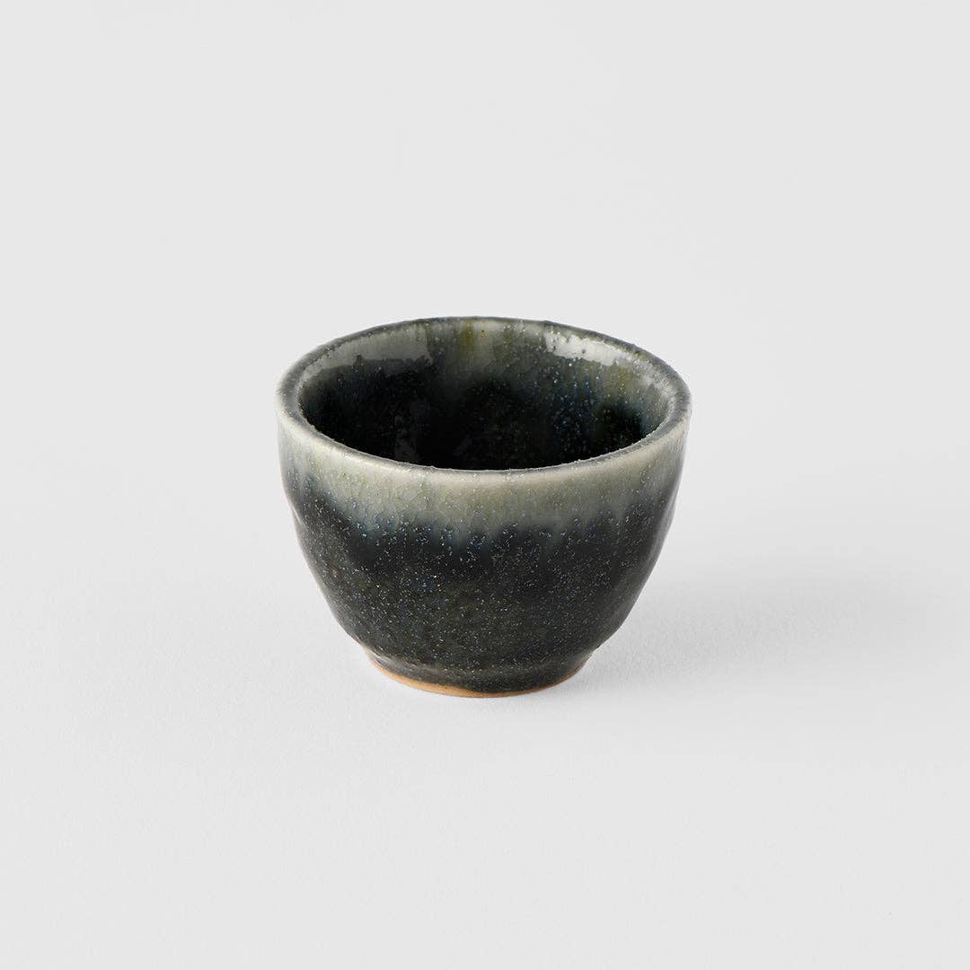 Dark Glaze Japanese Sake Cup