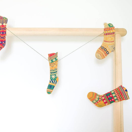 Stockings Christmas Garland