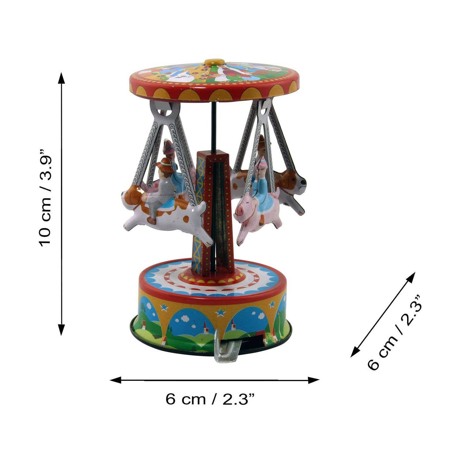 Pigs And Dogs Spinning Carousel Toy