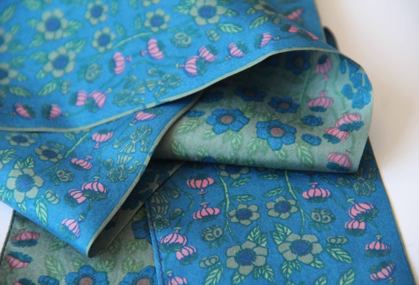Windsor Blue Headband - 100% Silk