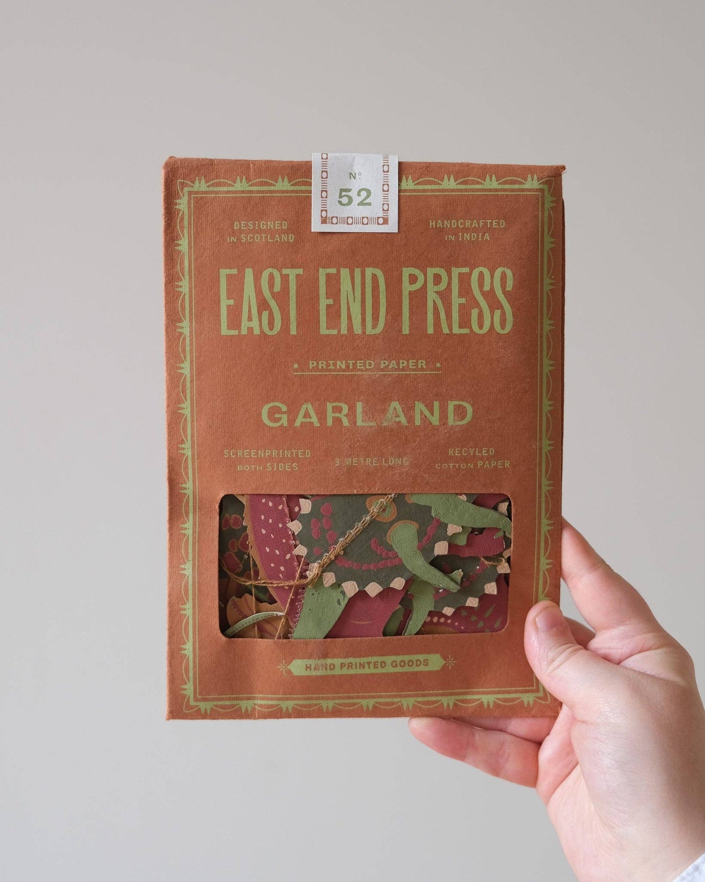 East End Press - Dinosaurs Sewn Garland