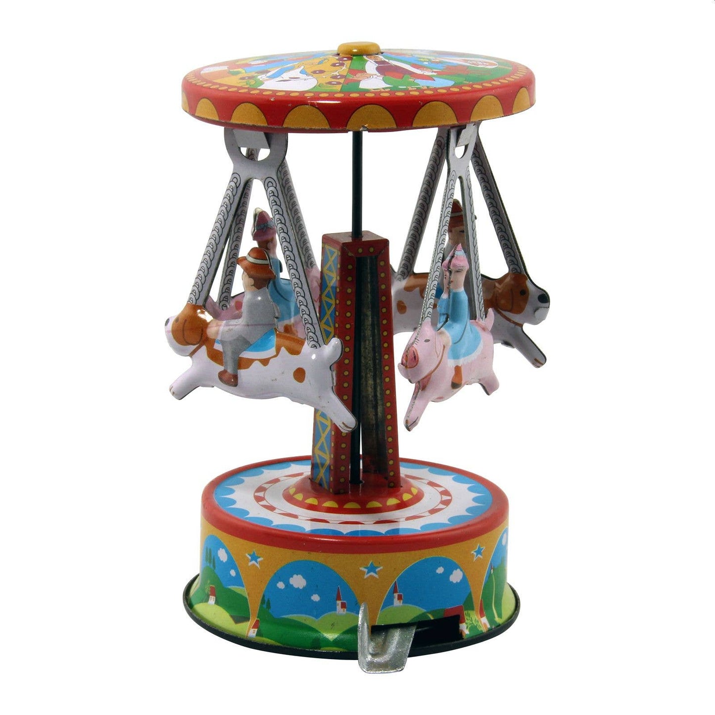 Pigs And Dogs Spinning Carousel Toy