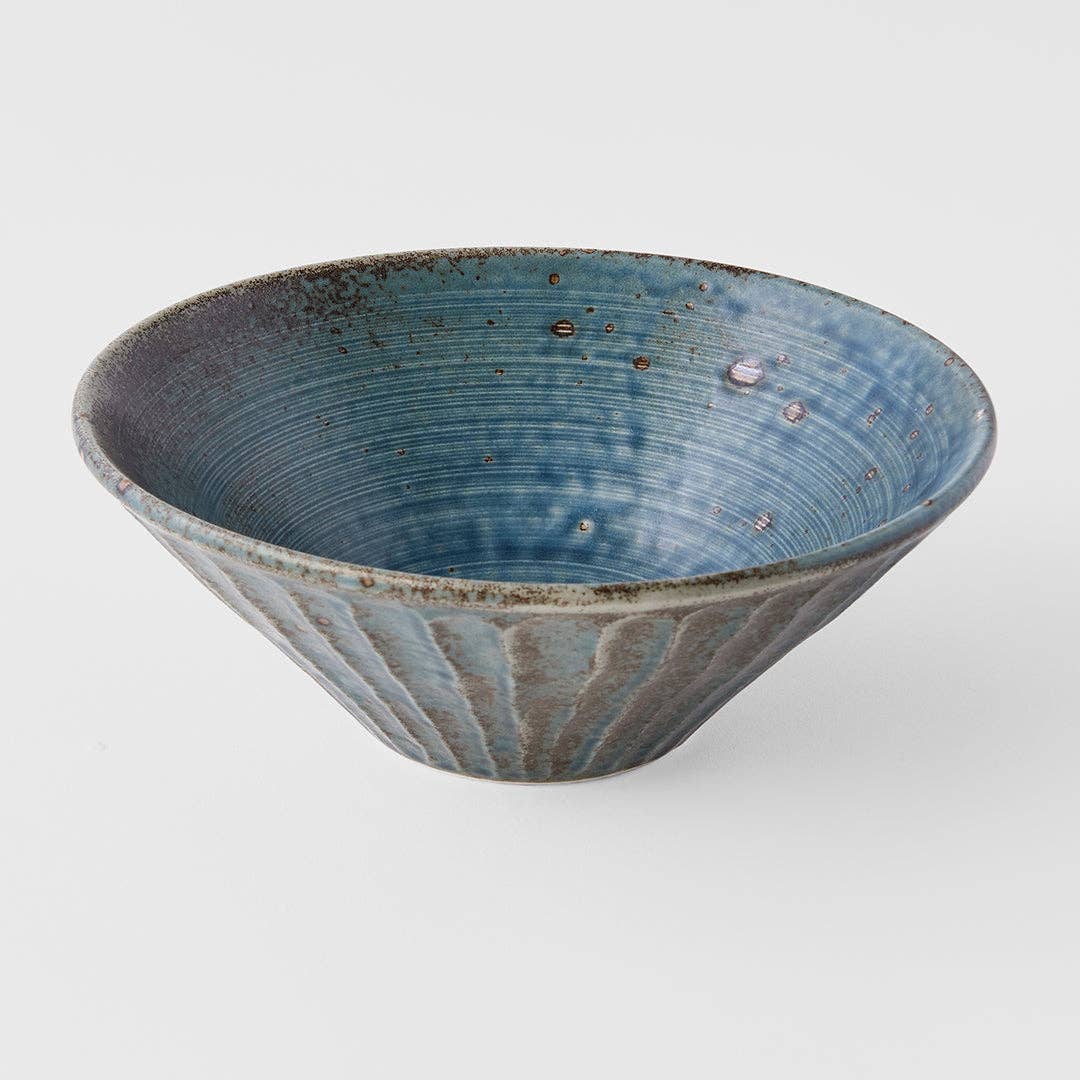 Rustic Blue Japanese Bowl