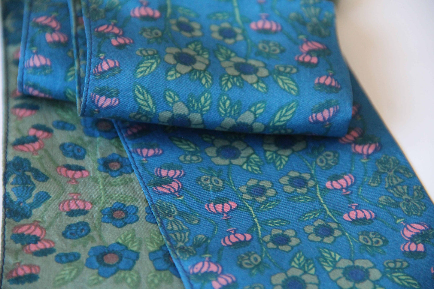 Windsor Blue Headband - 100% Silk