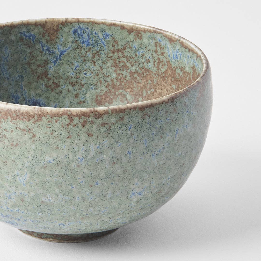 Green Fade Small Japanese Matcha/ Soup Bowl