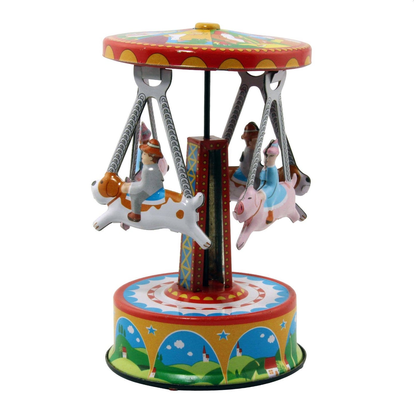 Pigs And Dogs Spinning Carousel Toy