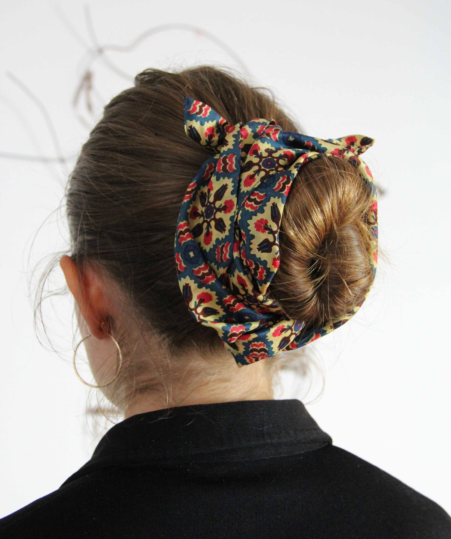 Marrakech Yellow Headband - 100% Silk