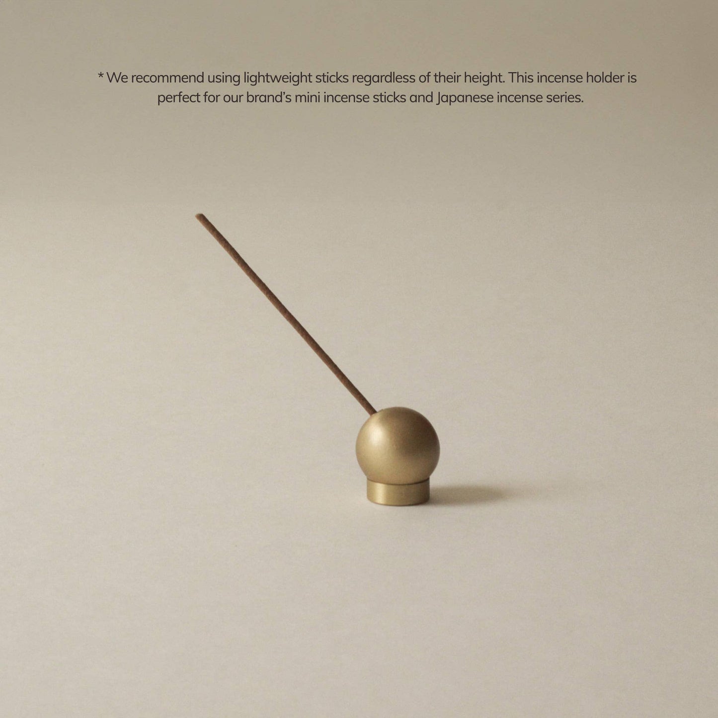 Cedar and Myrrh - Sphere Brass Incense Holder