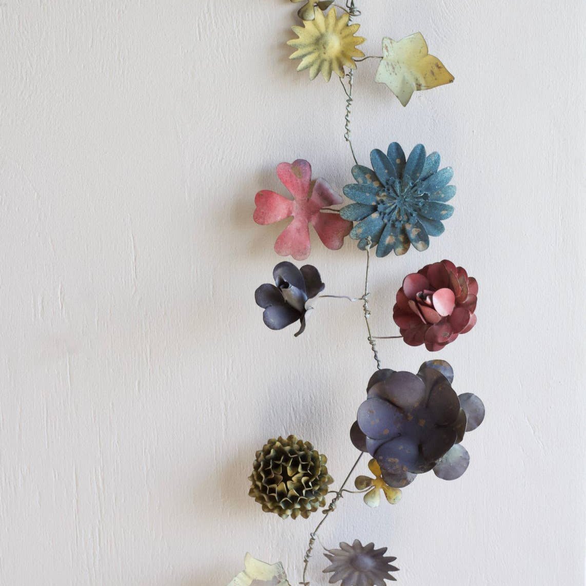 metal flower garland