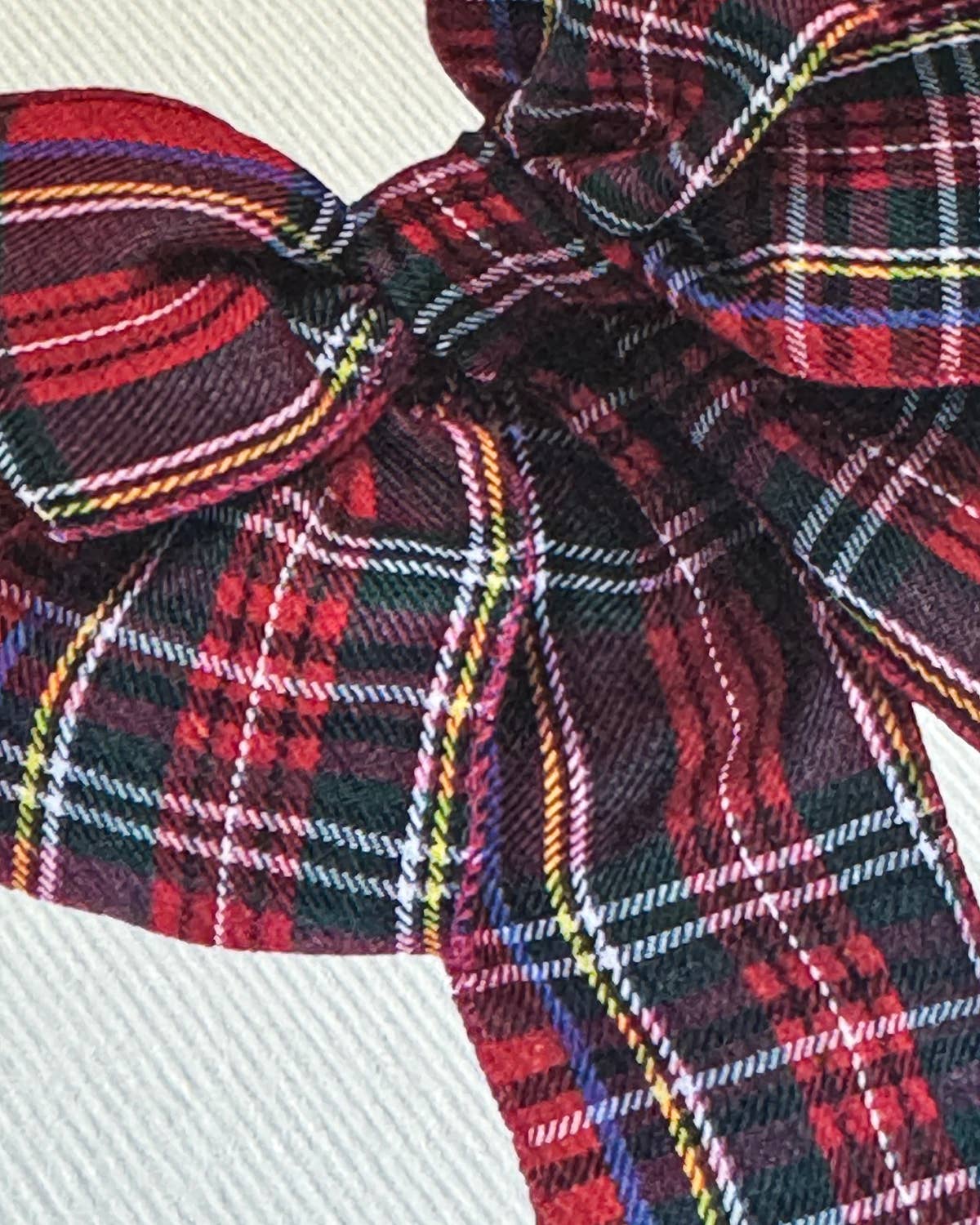 Red Tartan Greeting Card