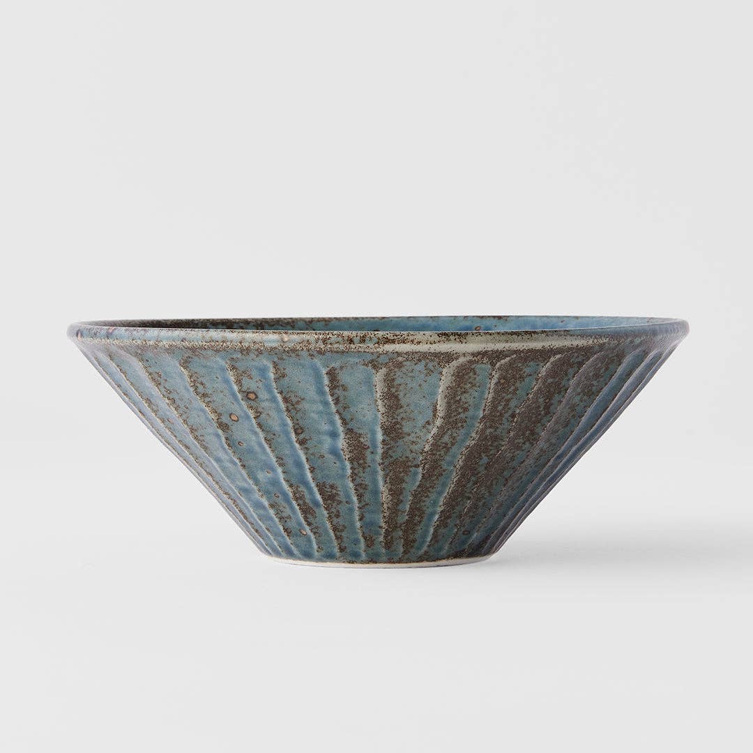 Rustic Blue Japanese Bowl