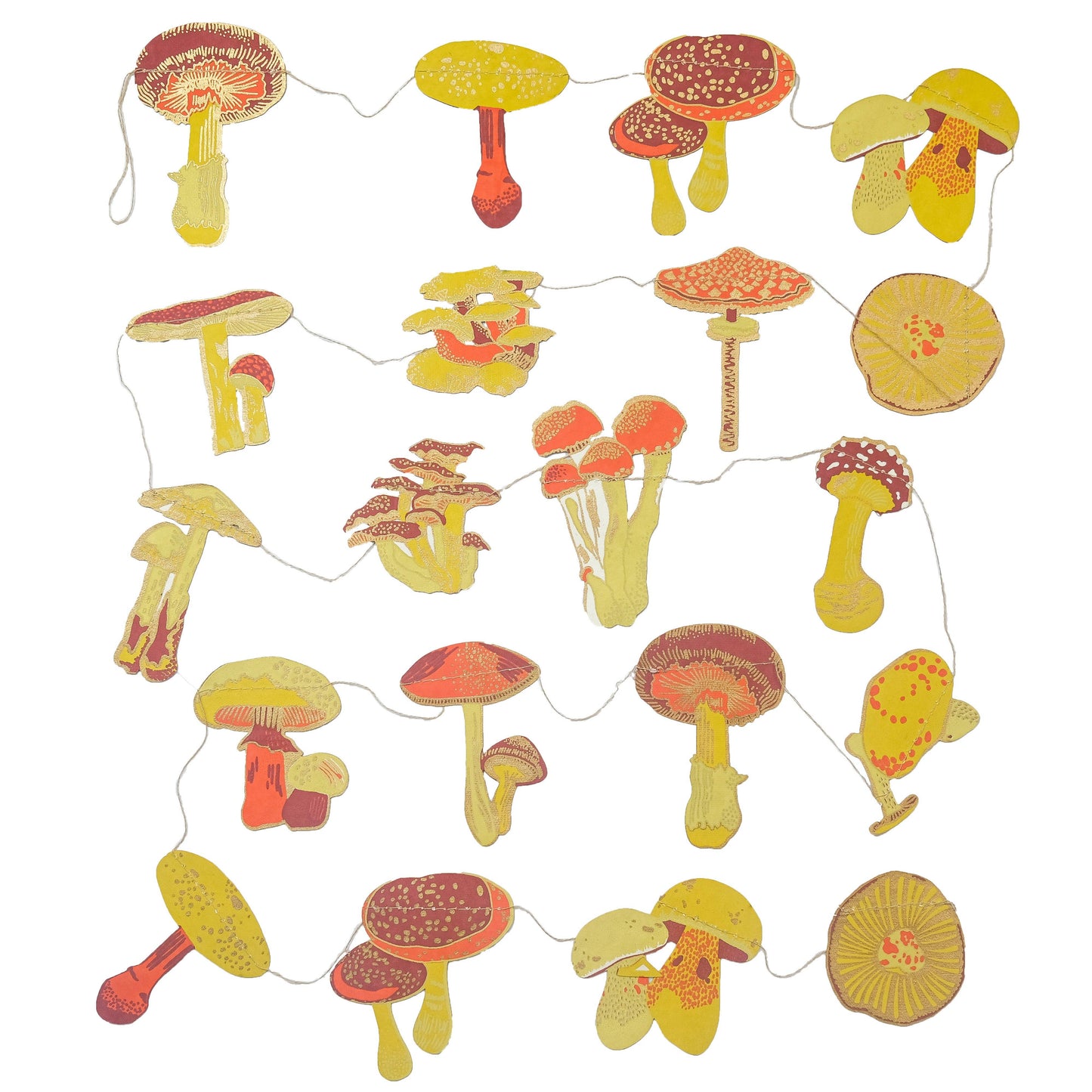 East End Press - Mushroom Sewn Garland