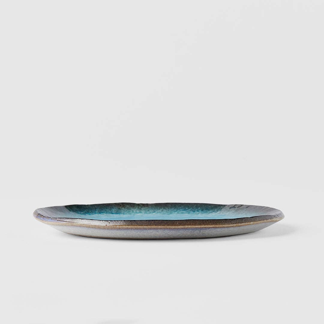 Sky Blue Japanese Serving Plate