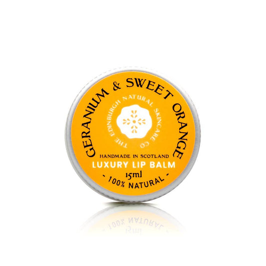 glass jar of lip balm