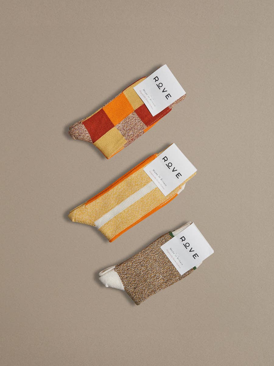 Organic Cotton Socks | Plain Brown Marl