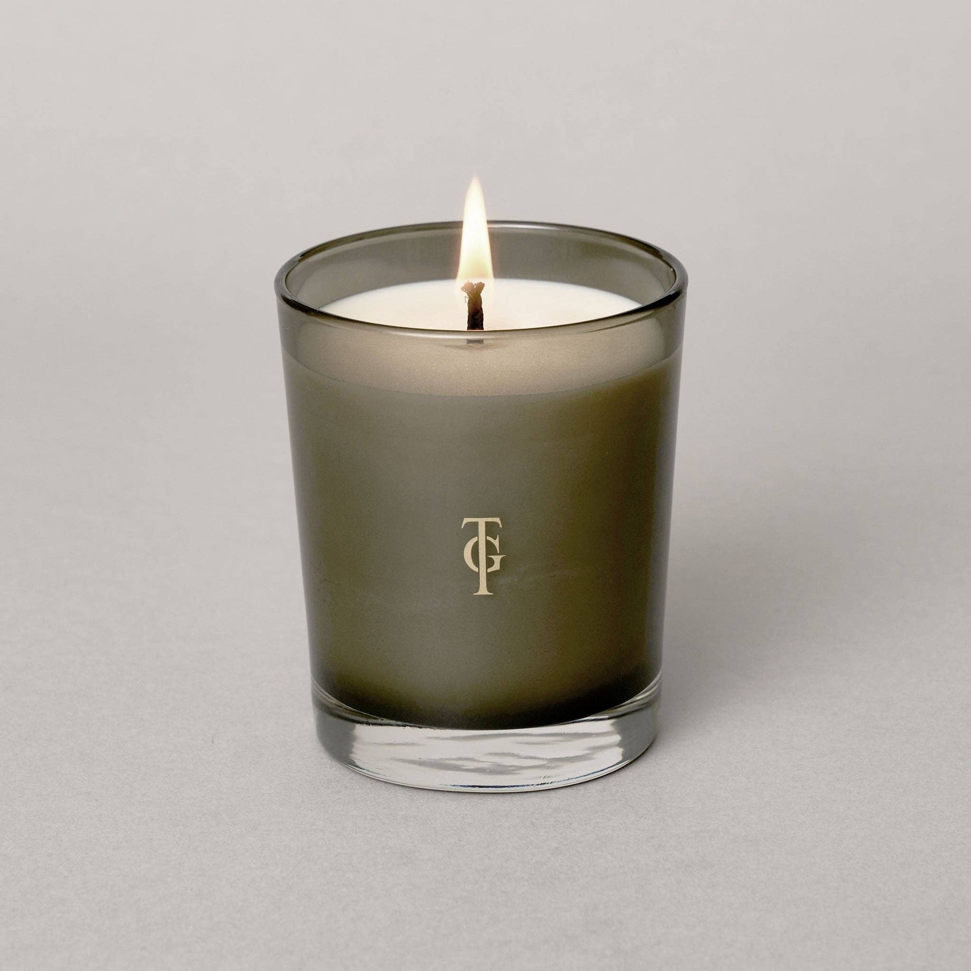 True Grace Scented Candle Library Smoky Birch Tar