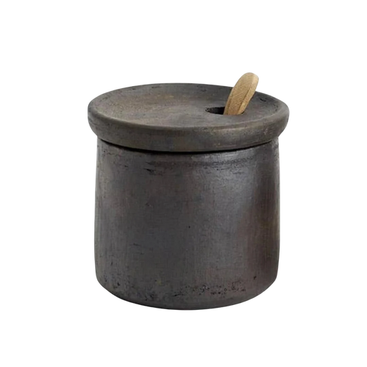 Terracotta Salt/ Condiment Pot Glasgow UK