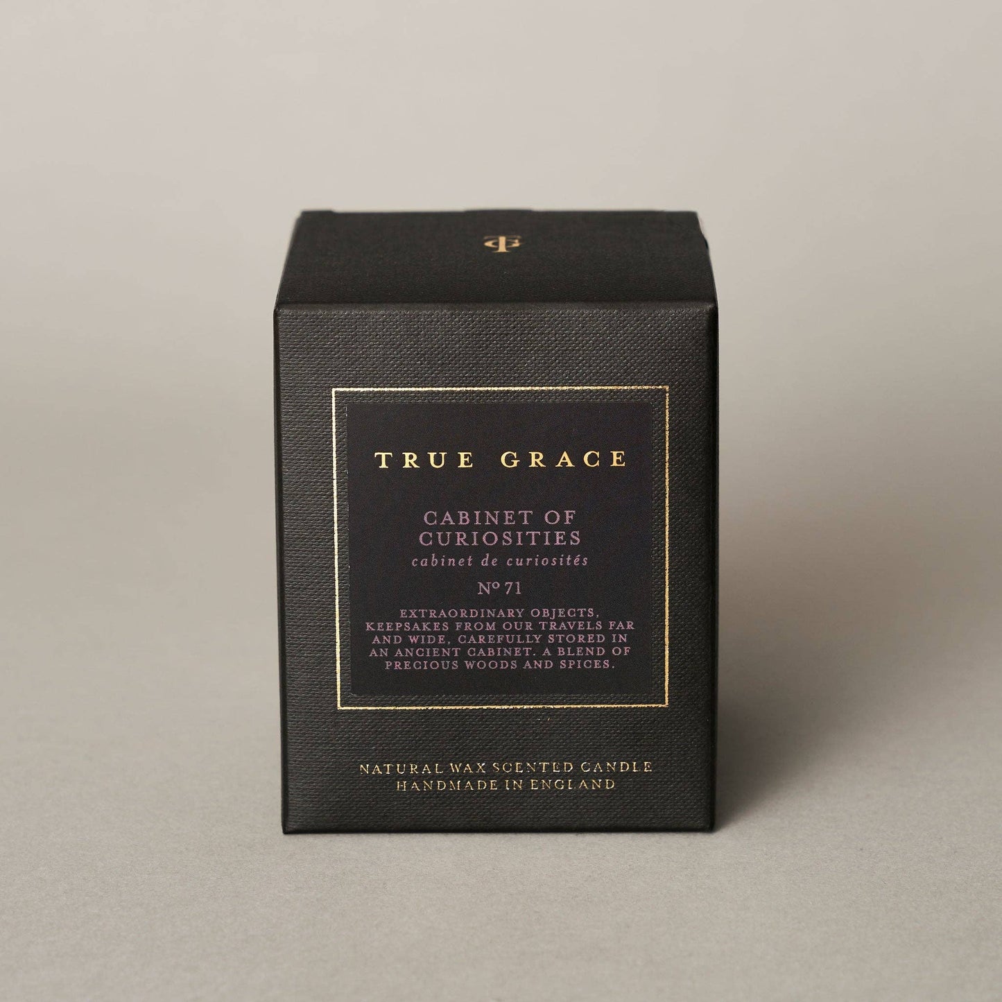 True Grace Scented Candle - Cabinet of Curiosities